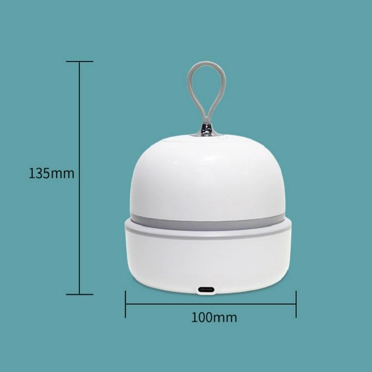 Electric Silicone Head Massager English White 4