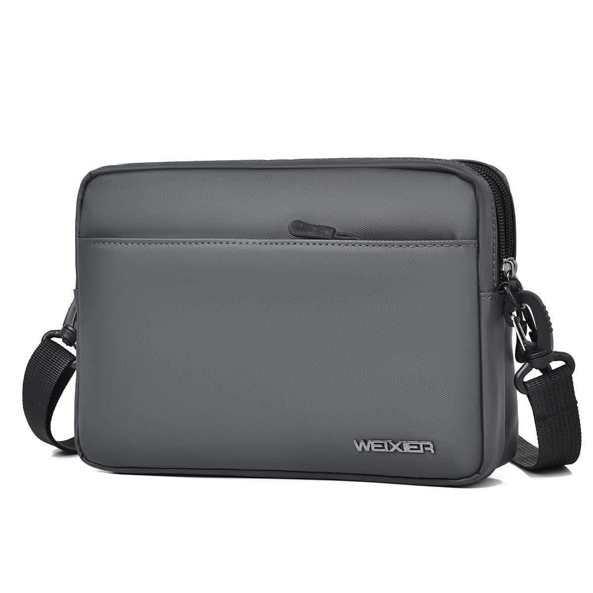 Waterproof Multifunctional Men Messenger Bag - Grey