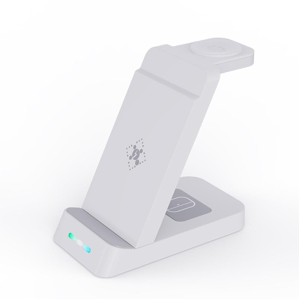 15W 3 In 1 Wireless Charger For Samsung Watch And Galaxy Buds - Black 9