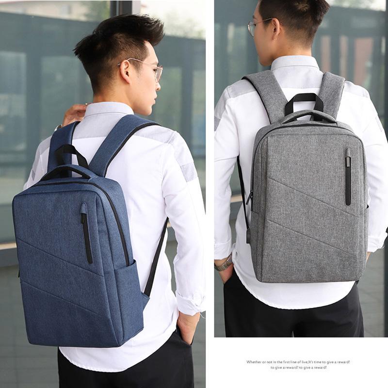 Anti Theft Usb Backpack For Business & School - Blue 9