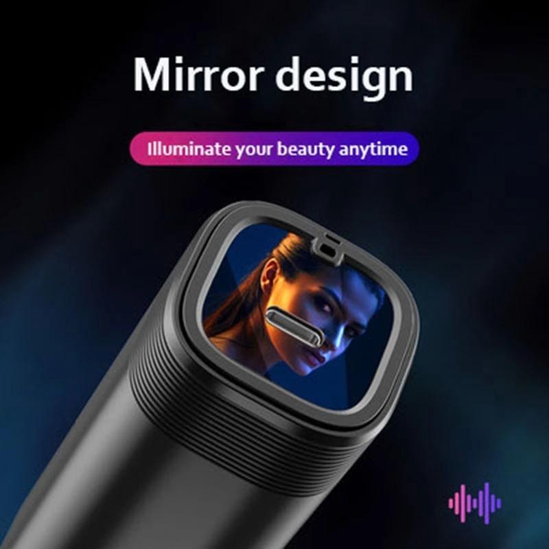 Mini t & g Tws Bluetooth Earphones with Led Display - Black Silver 5