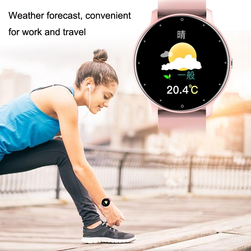 Smart Heart Rate Blood Pressure Oxygen Monitoring Sports Pedometer Wireless Bluetooth Watch - Black 8
