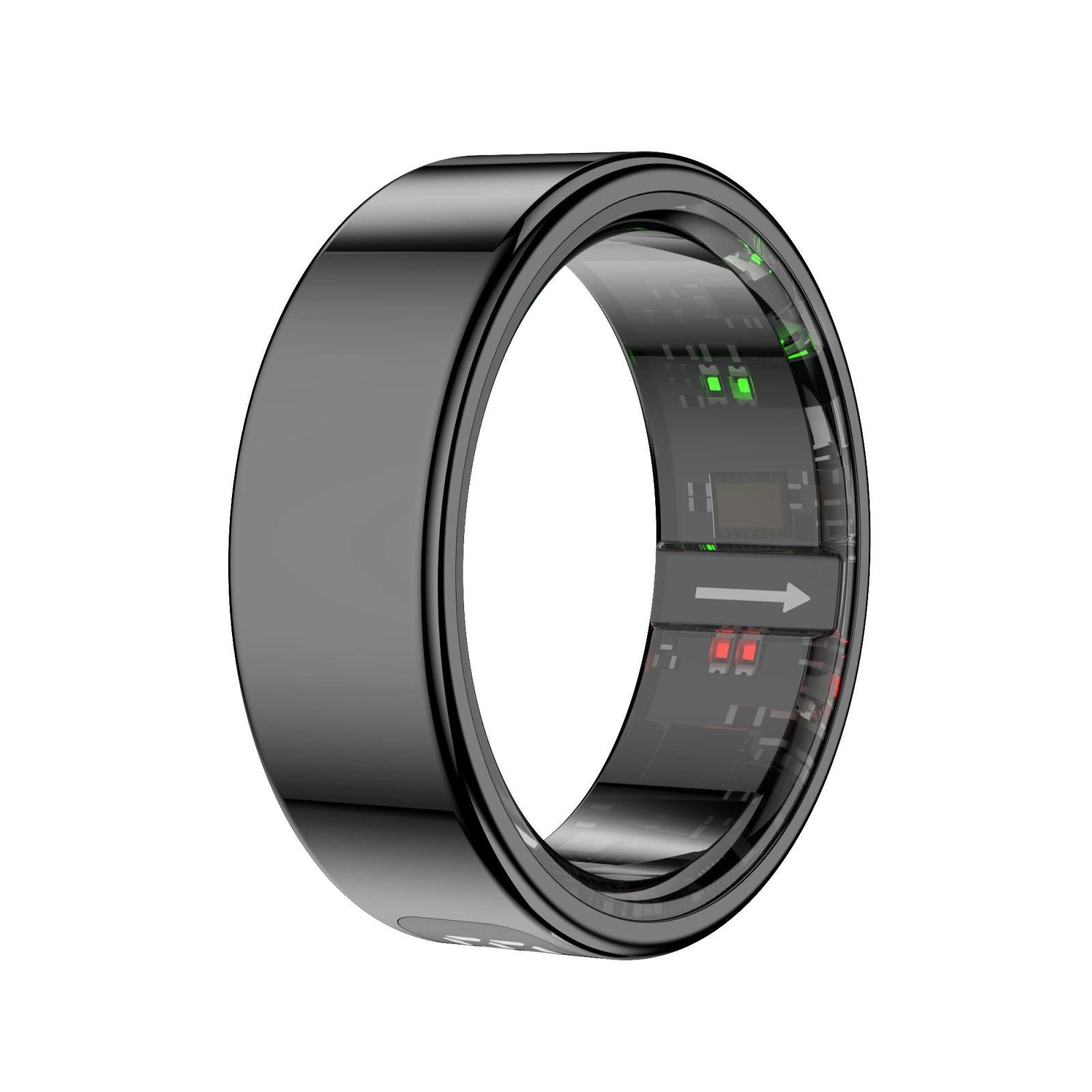 Smart Ring Heart Rate Blood Oxygen Sleep Sports Size 13 - Gold 13