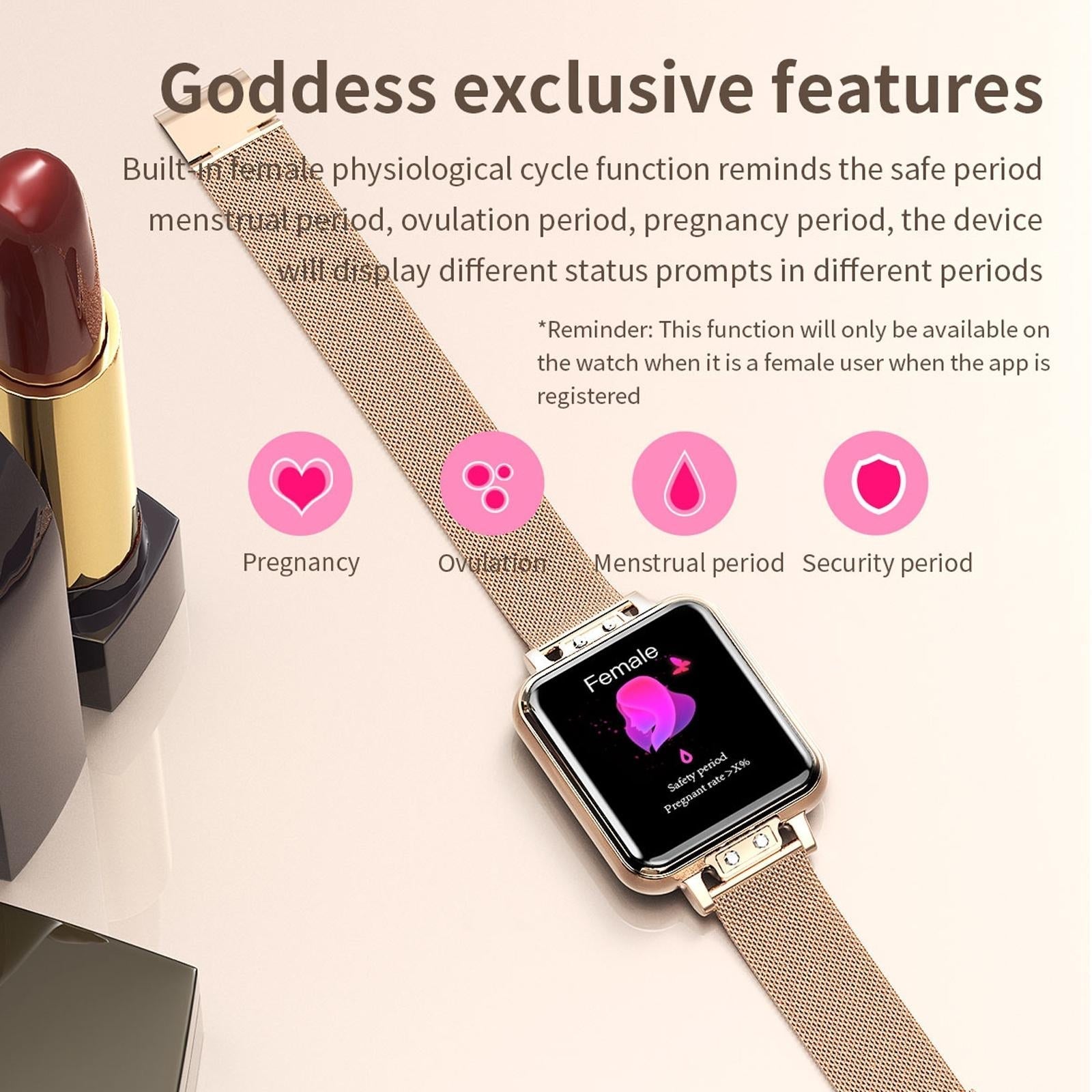 1.22 Inch Waterproof Smart Watch With Sleep & Heart Rate Monitor - Silver 12