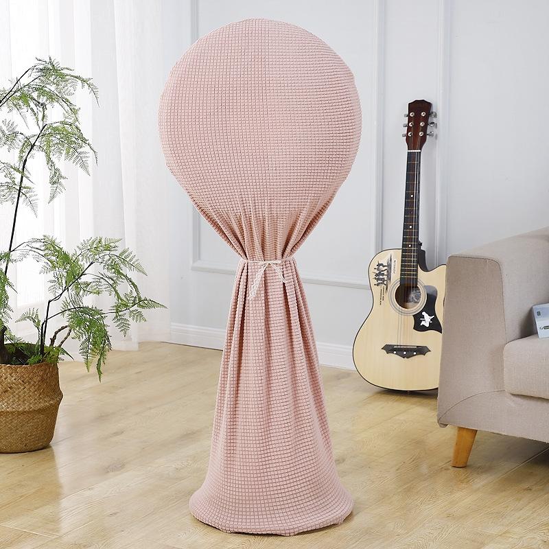 Household Fabric Fan Cover - Round Elastic 110x45cm - Gray 14
