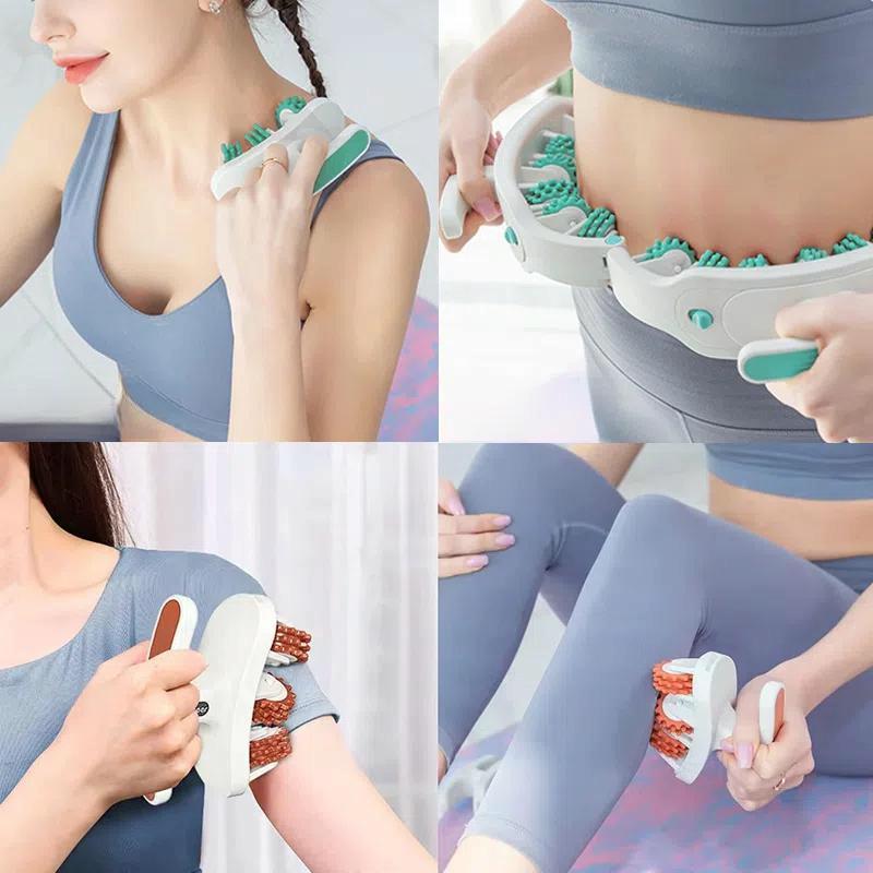 Kedu Slimming Leg Roller Inner Thigh & Calf Massager - Brick Red 7