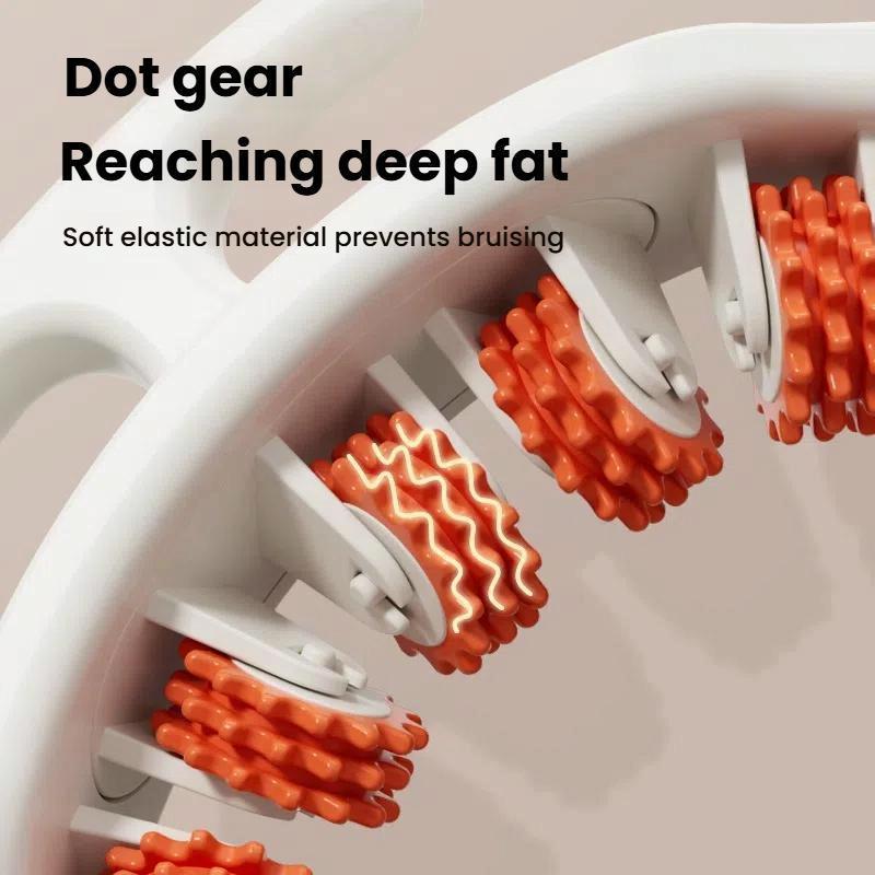 Kedu Slimming Leg Roller Inner Thigh & Calf Massager - Brick Red 12