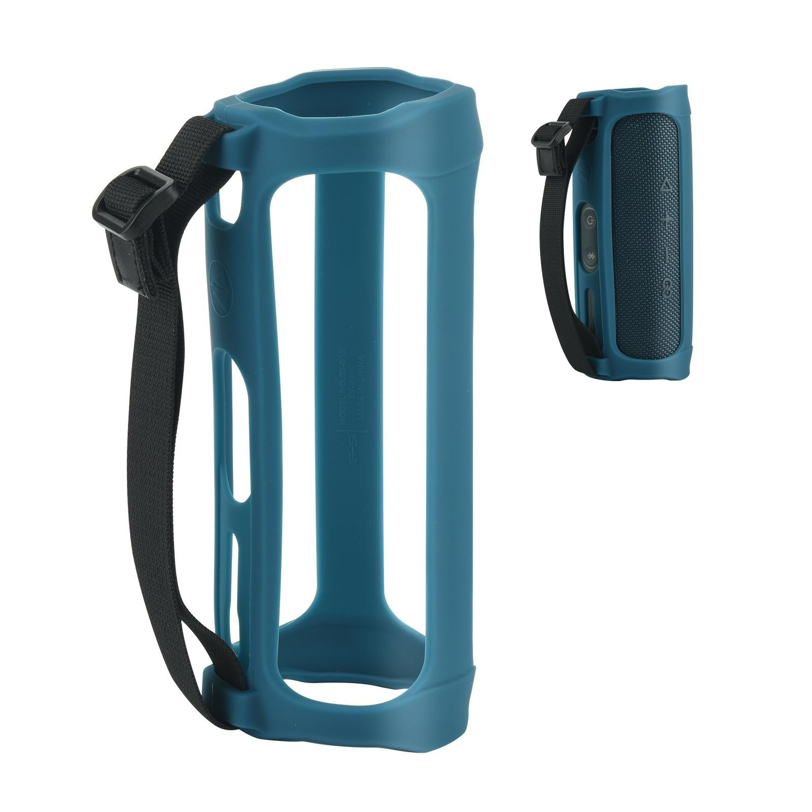 Soft Silicone Sleeve for Jbl Flip5 Speaker - Portable and Protective - Blue 10