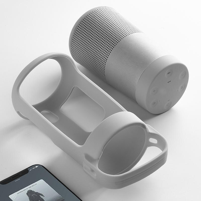 Portable Silicone Cover for Bose Soundlink Revolve Speaker - Silver Gray 8