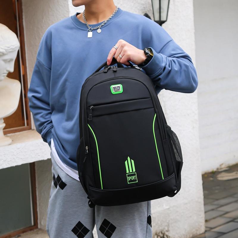 Large Capacity Nylon Backpack For Students - Blue 10