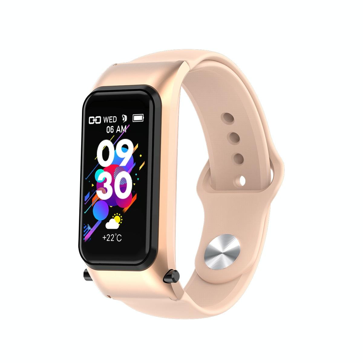 Bluetooth Smart Bracelet With Hd Screen - Rose Gold 3
