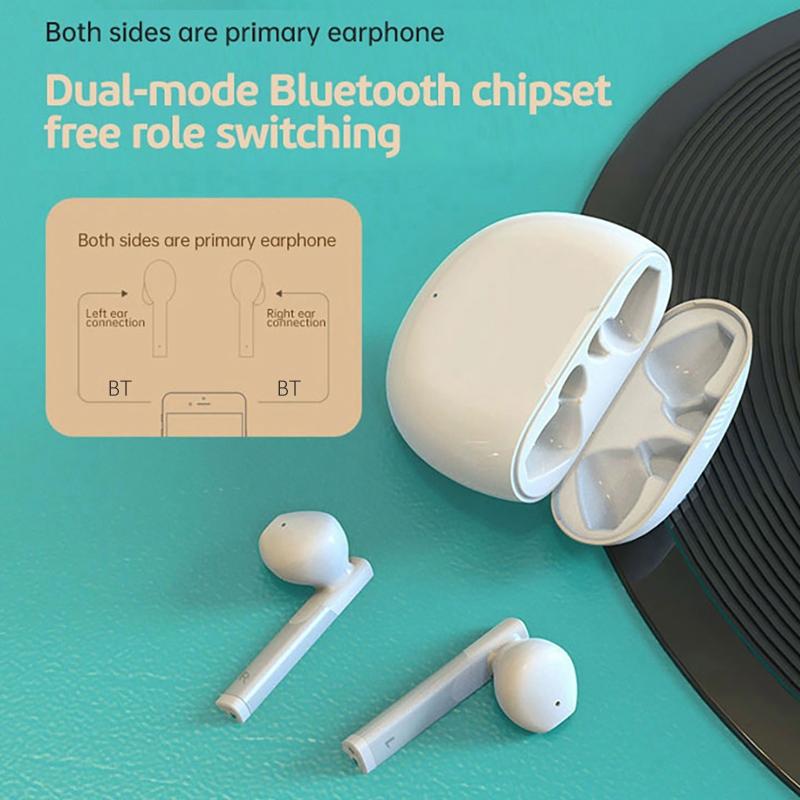Wireless Tws 5.0 Earbuds with 650mah Charging Case & Language Wakeup - Black 9