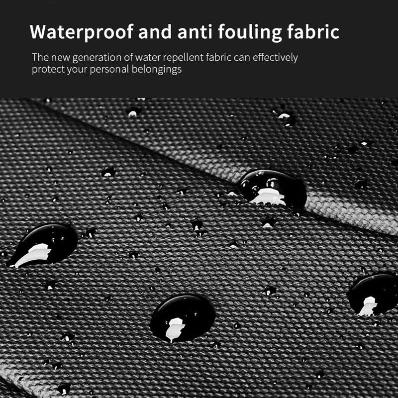 Large Capacity Waterproof Laptop Backpack with Usb Port for Business Travel - Blue 6