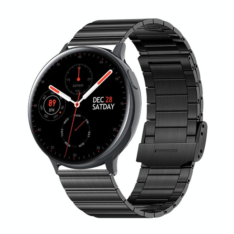 Smart Wristband With Temp And Sleep Monitoring - Rose Gold Silicone
