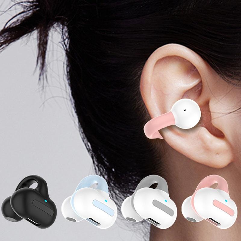 Wireless Single Ear Clip-on Bluetooth Earphone - M-s8 - Gray 3