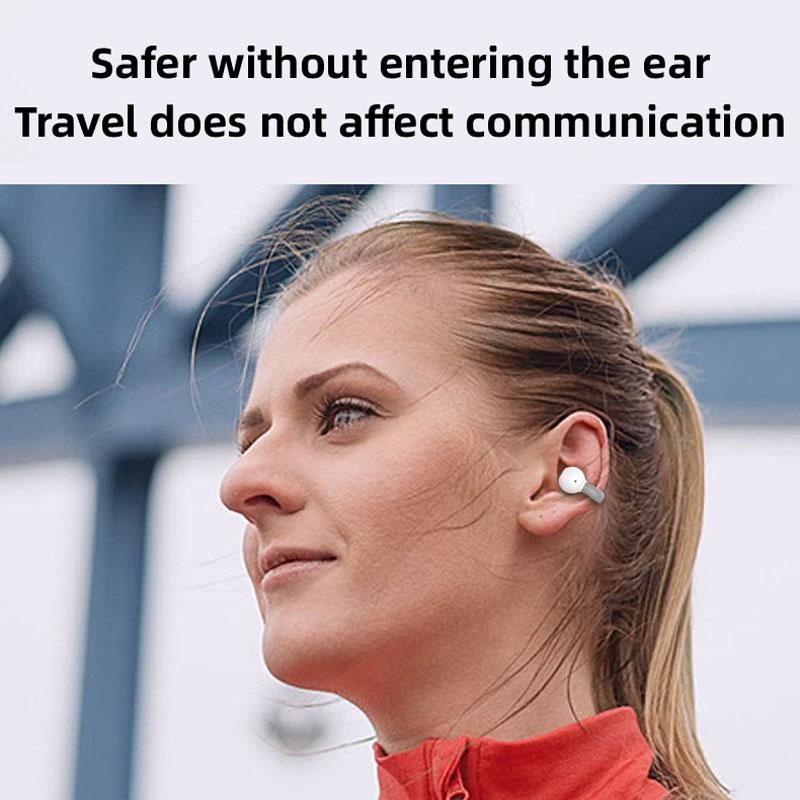 Wireless Single Ear Clip-on Bluetooth Earphone - M-s8 - Gray 13