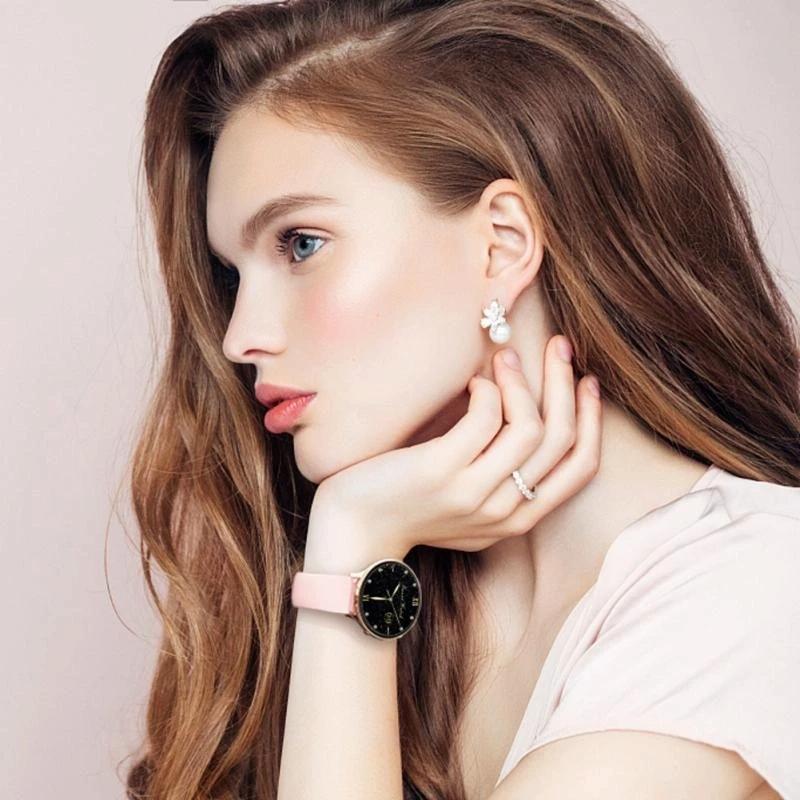 Smart Watch With Body Temp / Heart / Bp / Oxygen / Sleep Monitoring And Menstrual Cycle Prediction - Ip67 Waterproof - Pink 5