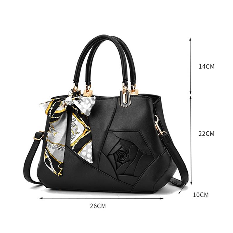 Carved Ladies Handbag - 3d Design - Khaki 4