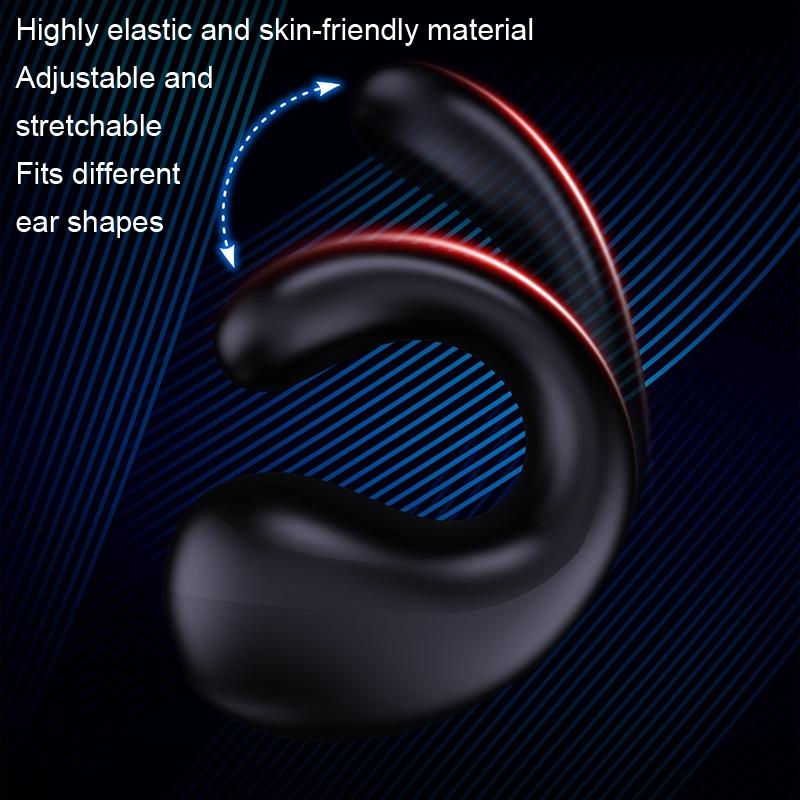 Wireless Bluetooth Earphone with Charging Case - Clip-on - White 6