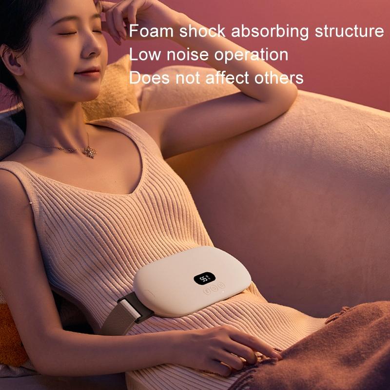 Smart Massage Belt For Abdomen & Waist Electric & Warm - Yellow 2000Mah 4