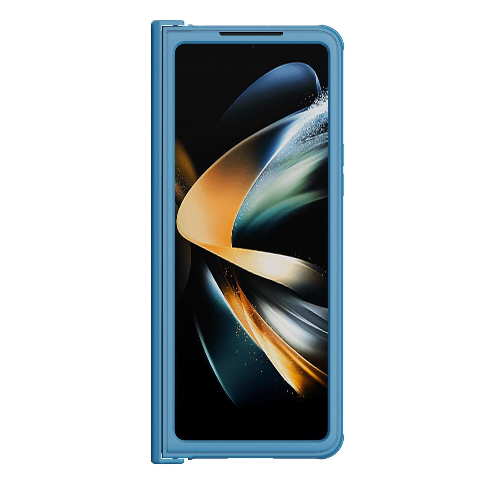 For Samsung Galaxy Z Fold4 5G Mirror Pro Camshield Case Set - Black 15