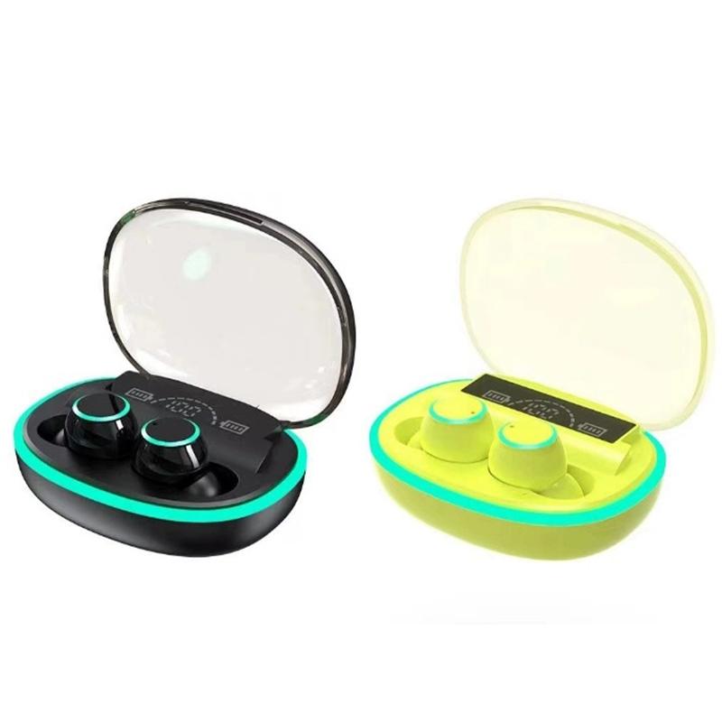 Wireless Bluetooth Earphones with Noise Reduction and Power Bank Function - Fluorescent Green 3