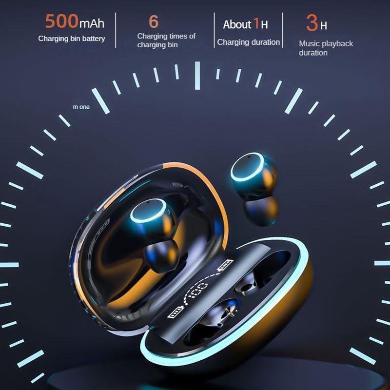 Wireless Bluetooth Earphones with Noise Reduction and Power Bank Function - Fluorescent Green 14