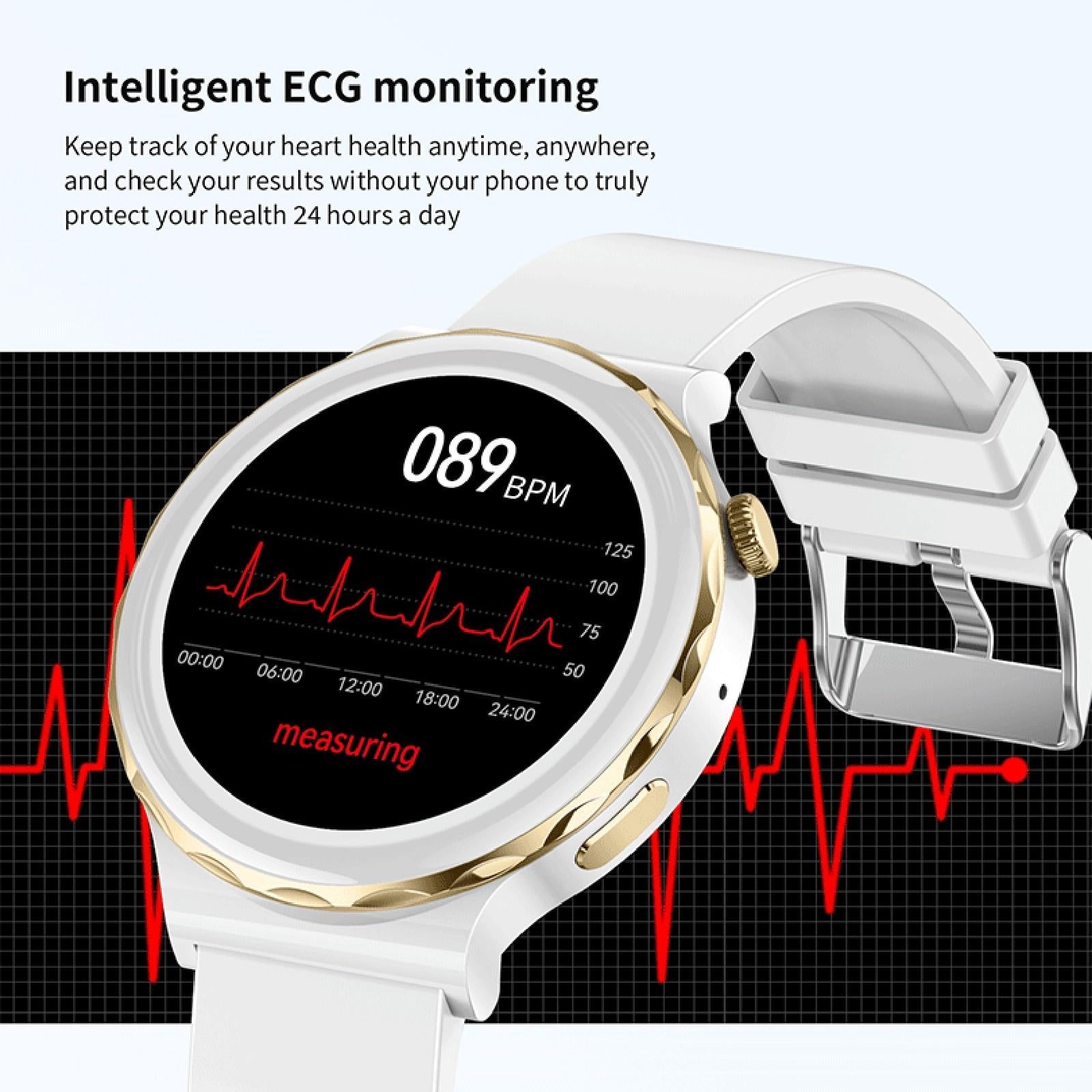 1.28 Inch Dual Mode Sport Smart Watch Support Bluetooth Call / Sleep / Blood Oxygen / Heart Rate / Blood Pressure Health Monitor - White 3