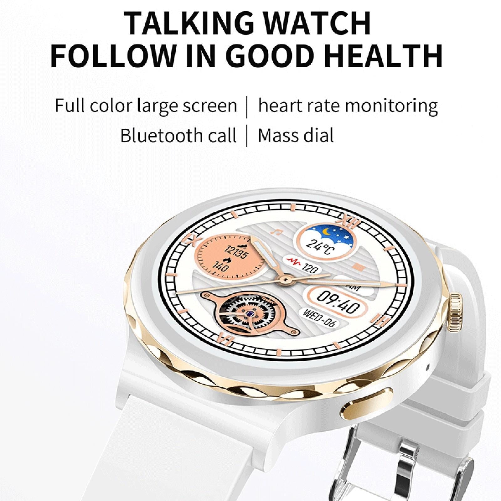 1.28 Inch Dual Mode Sport Smart Watch Support Bluetooth Call / Sleep / Blood Oxygen / Heart Rate / Blood Pressure Health Monitor - White 9