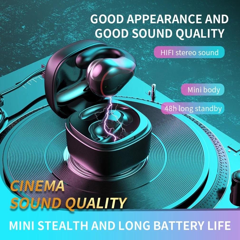 Wireless Bone Conduction Earphone with Bluetooth 5.0 - White 3