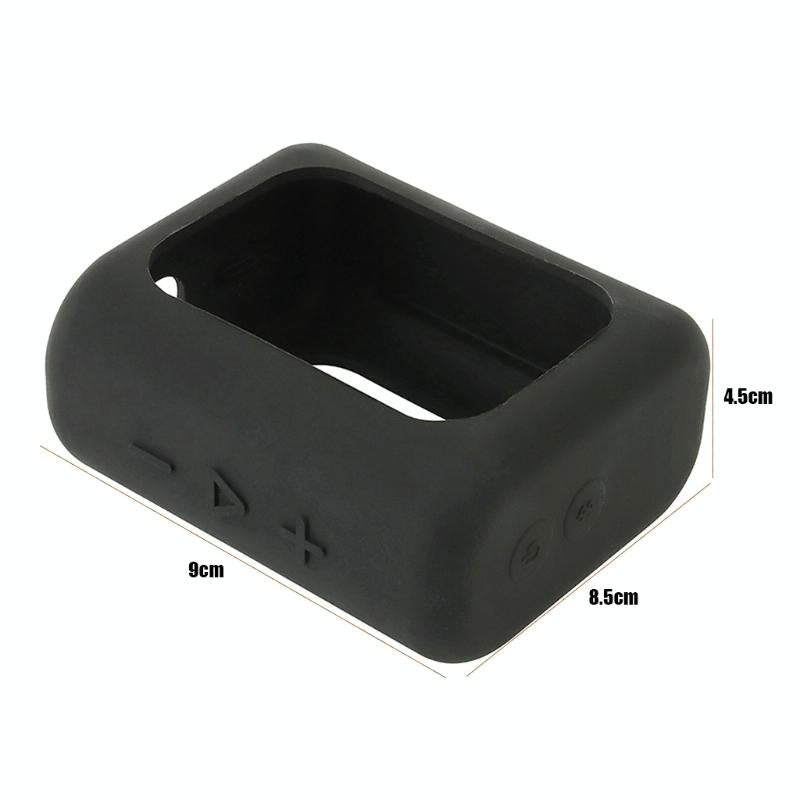 Portable Silicone Cover for Jbl Go3 Speaker with Carabiner - Black 4