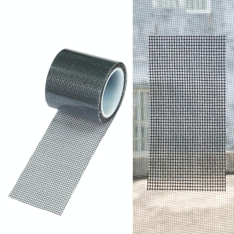 Anti-mosquito Door Curtain Net for Window Repair - White 11