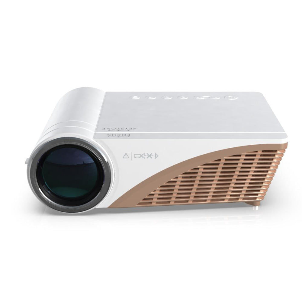 Portable Home Theater Projector - 5500 Lumens Hd Led 1280X720 - White 9