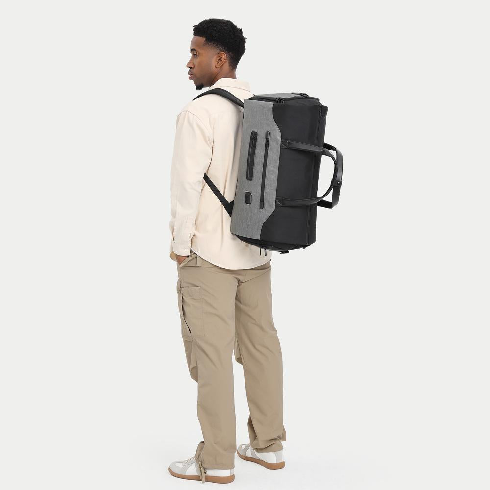 20 Inch Waterproof Foldable Travel Handbag - Dark Gray 11