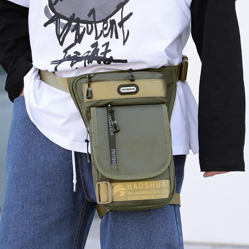 Outdoor Riding Leg Bag Sports Chest & Waist Messenger Bag - Grey 3