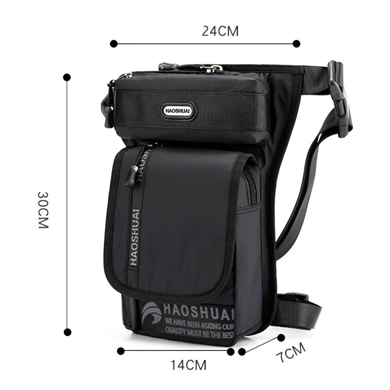 Outdoor Riding Leg Bag Sports Chest & Waist Messenger Bag - Grey 4