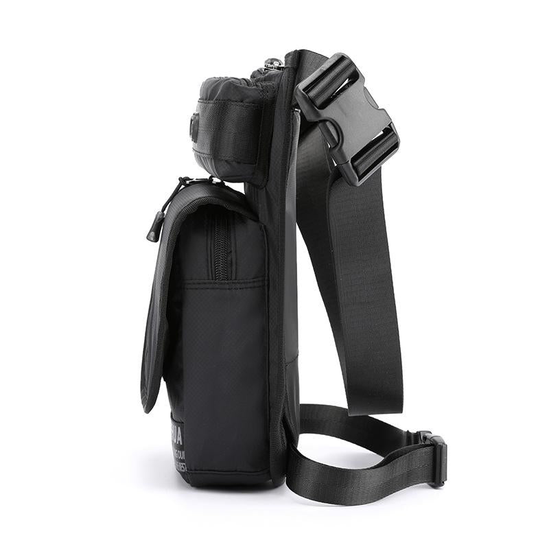 Outdoor Riding Leg Bag Sports Chest & Waist Messenger Bag - Grey 5