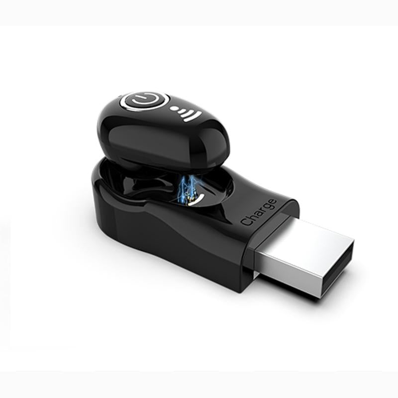Mini Bluetooth Earphone with Mic - S650 Gen 2 - White 13