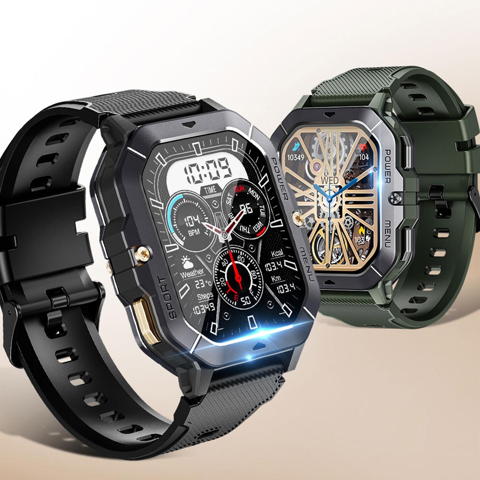 2.02 Inch Sport Smart Watch Support Bluetooth Call / Sleep / Blood Oxygen / Heart Rate / Blood Pressure Health Monitor - Green 3