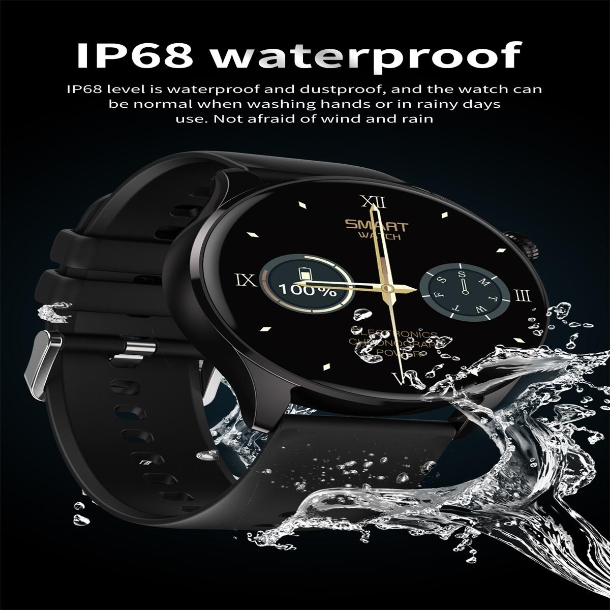 Smart Watch With Heart Rate And Blood Pressure Monitoring - Colour Screen - Silver 6