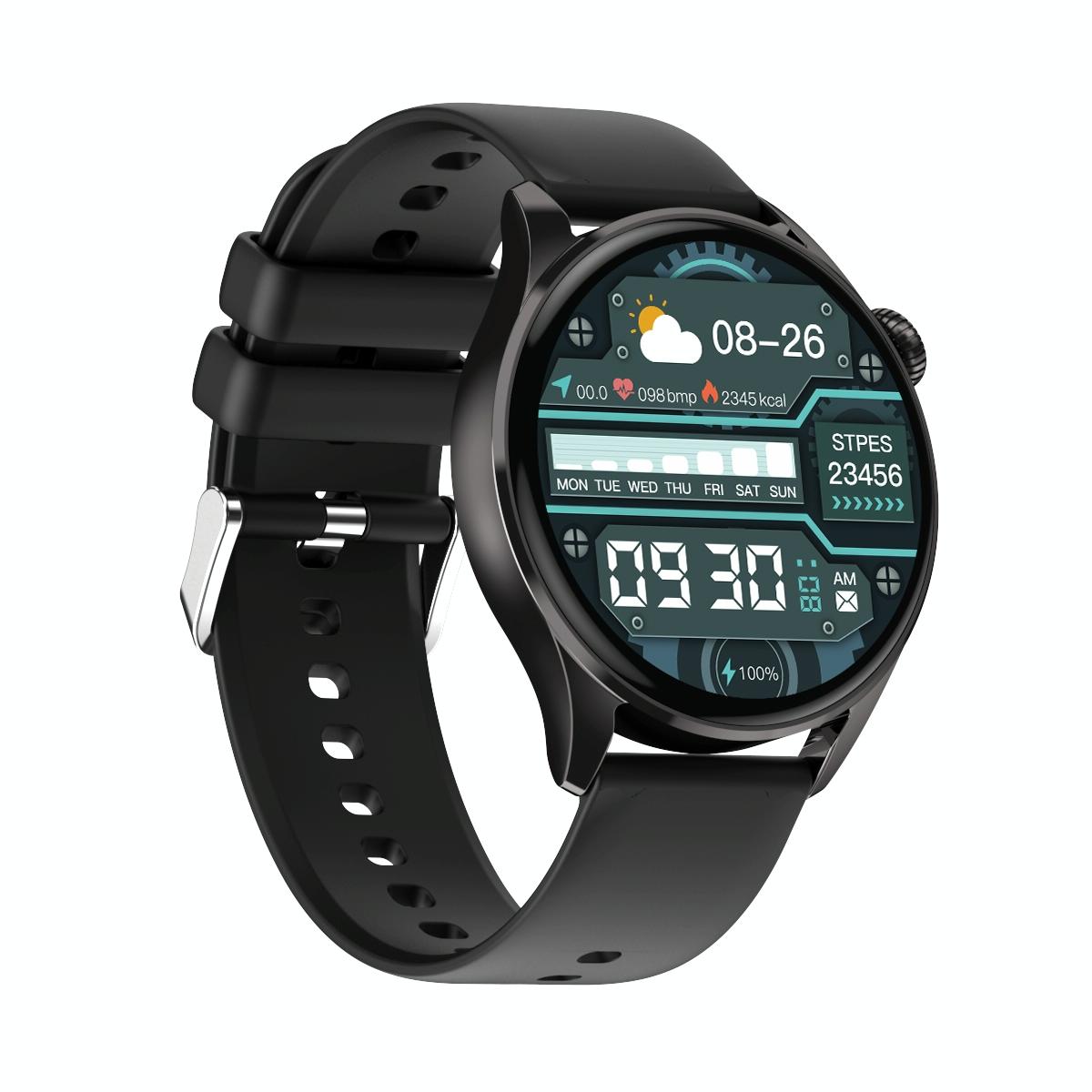 Smart Watch With Heart Rate And Blood Pressure Monitoring - Colour Screen - Silver 13