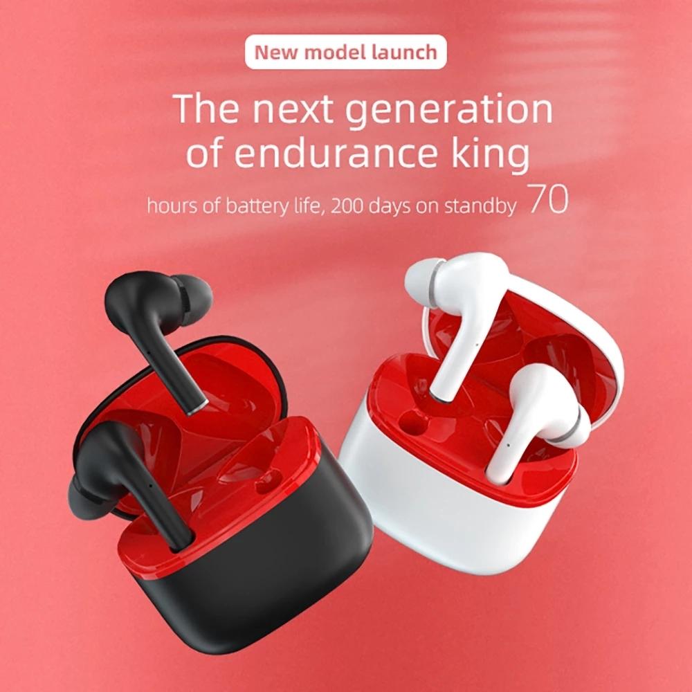 Wireless Sport Earphones with Touch Control and Mic - Bluetooth 5.0 Stereo Bass - White 9