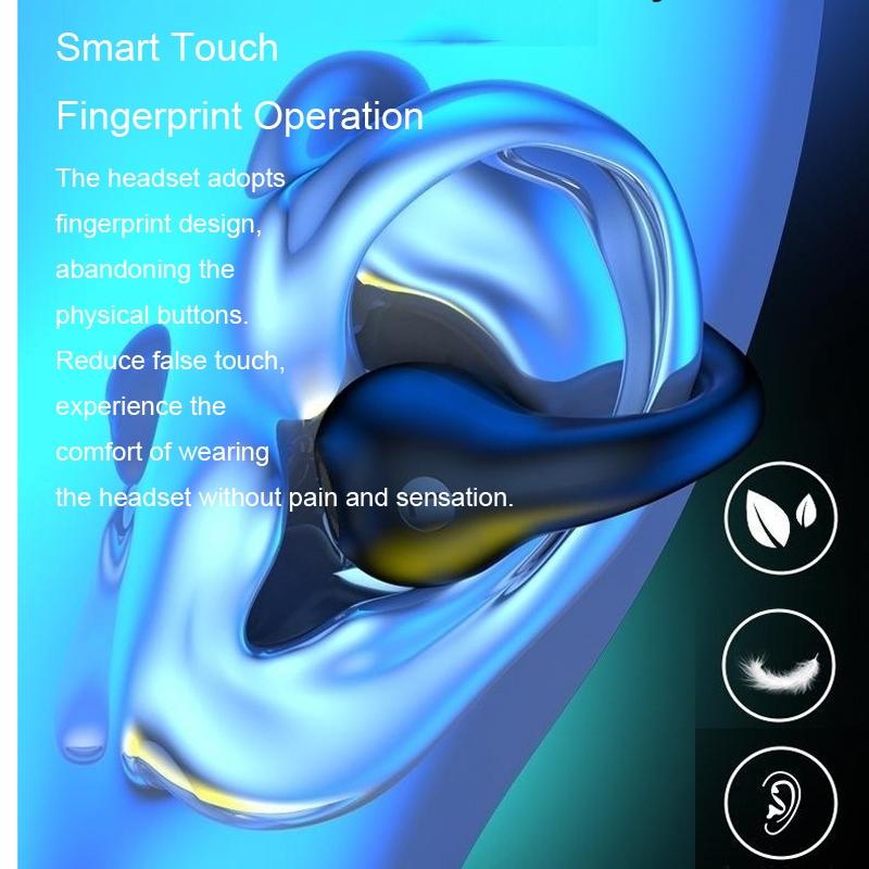 Wireless Noise-cancelling Bluetooth Earbuds with Led Display - Khaki 9