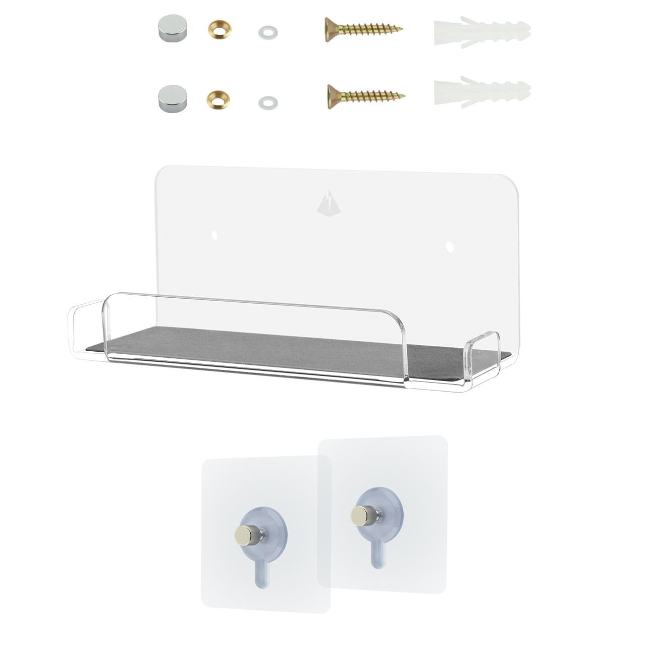 Nintendo Switch Console Wall Mount Storage Rack - Transparent 3