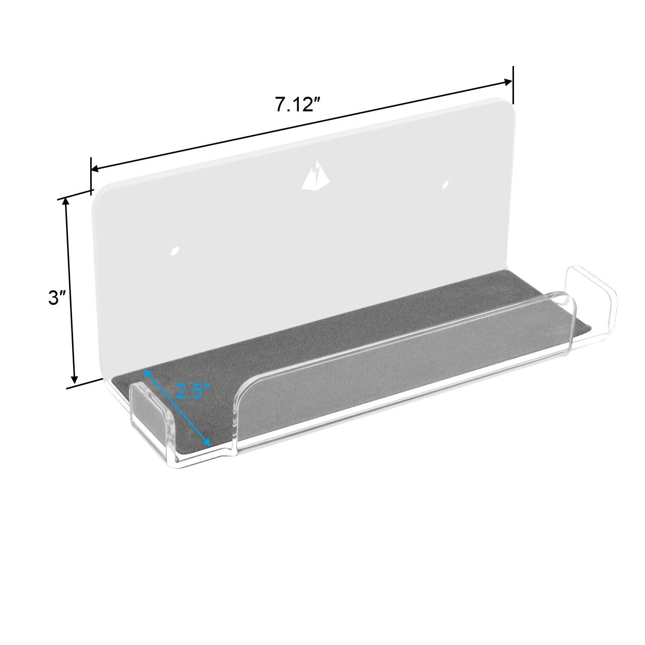 Nintendo Switch Console Wall Mount Storage Rack - Transparent 4