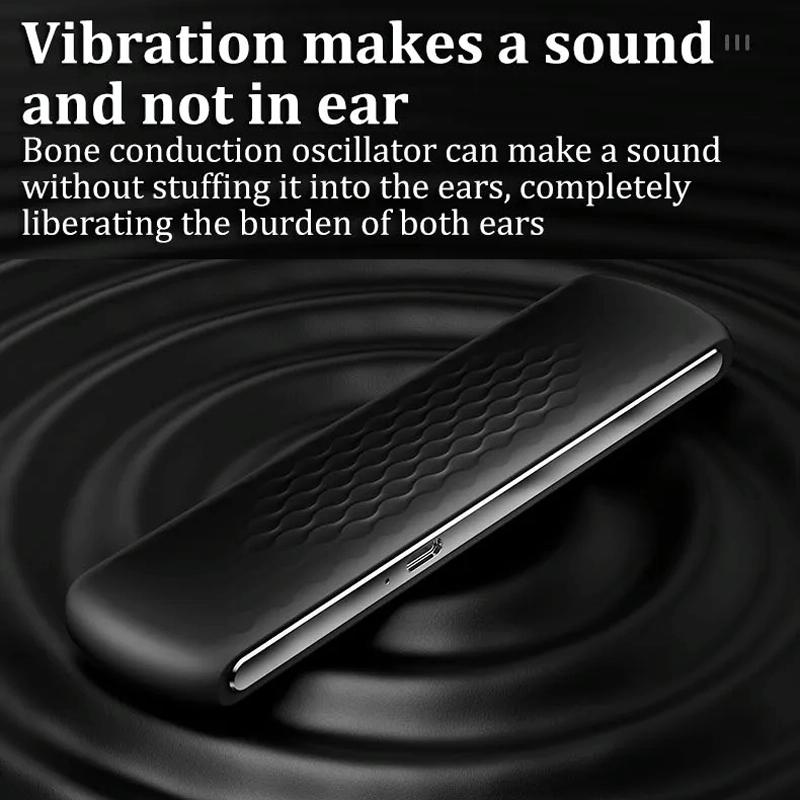 Portable Bone Conduction Sleep Speaker White Noise Aid - Black 12