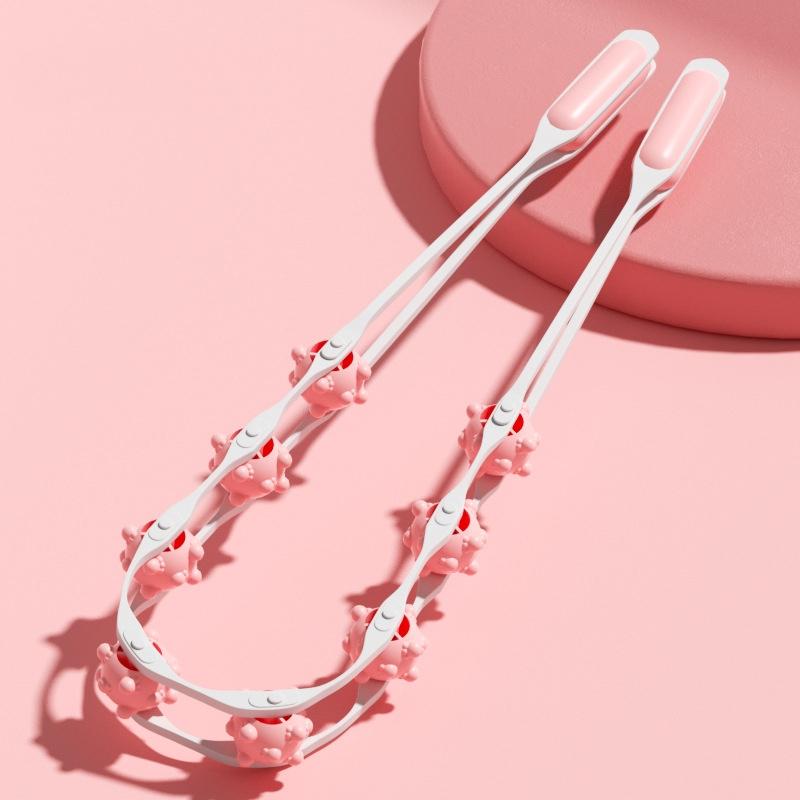 Manual Shoulder & Back Massager - Pink 4