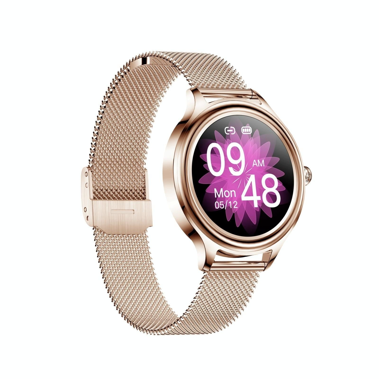 1.09 Inch Hd Colour Screen Bluetooth 5.0 Ip68 Waterproof Smart Watch Sleep & Heart Rate Monitor Blood Oxygen Tracking Steel Strap - Silver 12