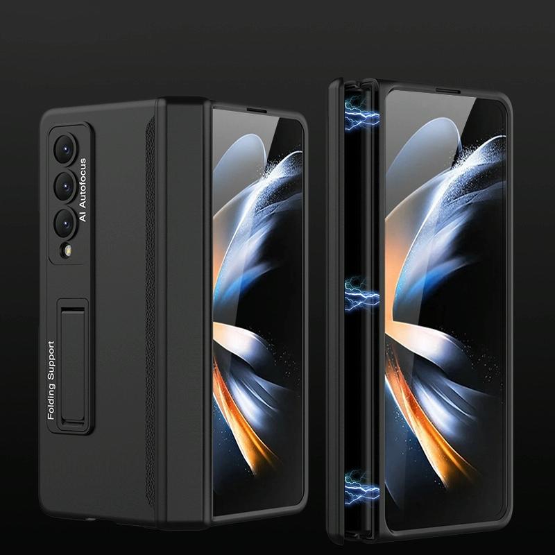 For Samsung Galaxy Z Fold4 5G Foldable Magnetic Hinged Case - Grey 15