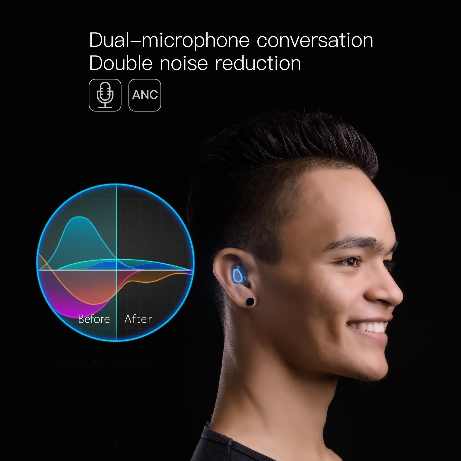 2-in-1 True Wireless Earbuds with Bluetooth 5.0 and Power Bank - Red 7